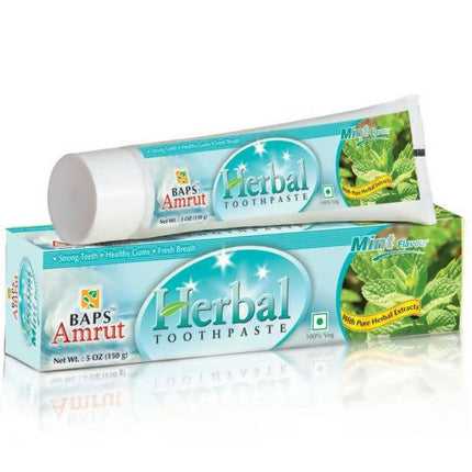 Baps Amrut Herbal Toothpaste Mint Flavour