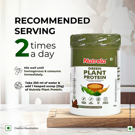 Patanjali Nutrela Green Plant Protein Chocolate Flavour