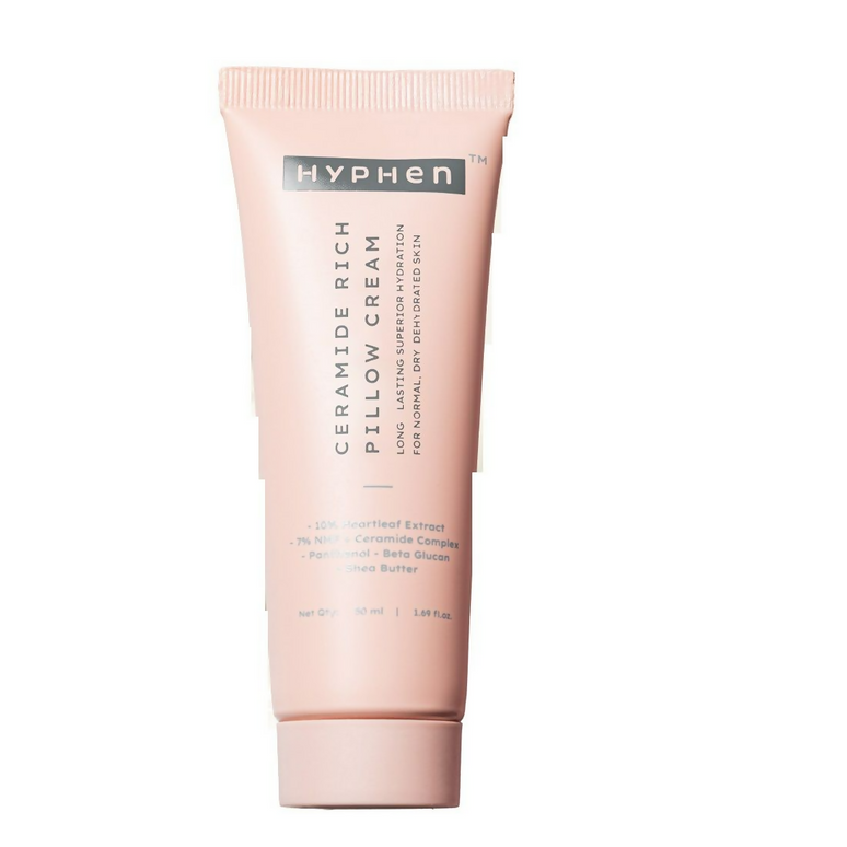 Hyphen By Kriti Sanon 10% Heartleaf & 7% Ceramides-Nmf Face Cream Moisturizer Rich Pillow Cream