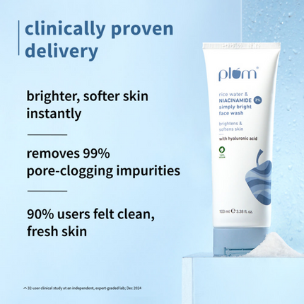 Plum 2% Niacinamide Face Wash With Rice Water