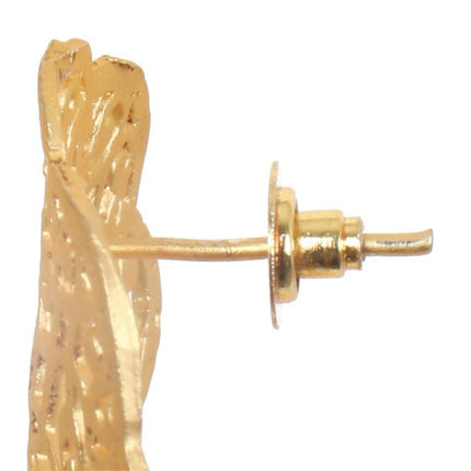 Joban Fashion Women Matte Gold Brass Jhumka