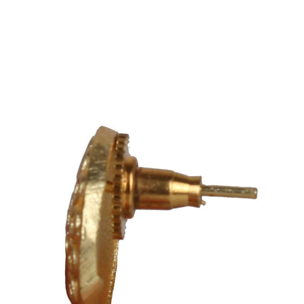 Joban Fashion Women Matte Gold Brass Earrings