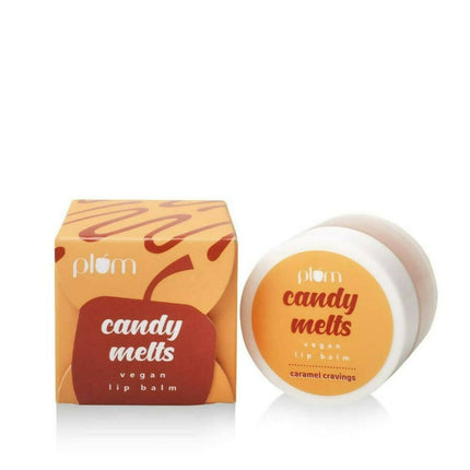 Plum Candy Melts Vegan Lip Balm Caramel Cravings