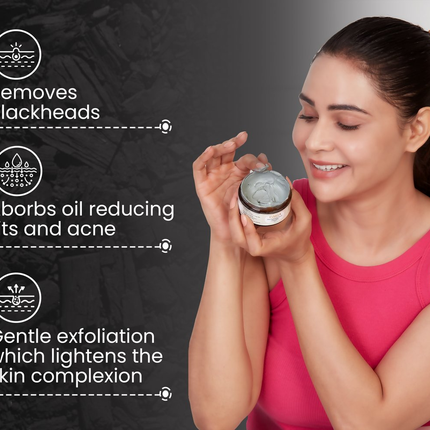 Evaraa Essential Dead Sea Mud and Charcoal Face Mask