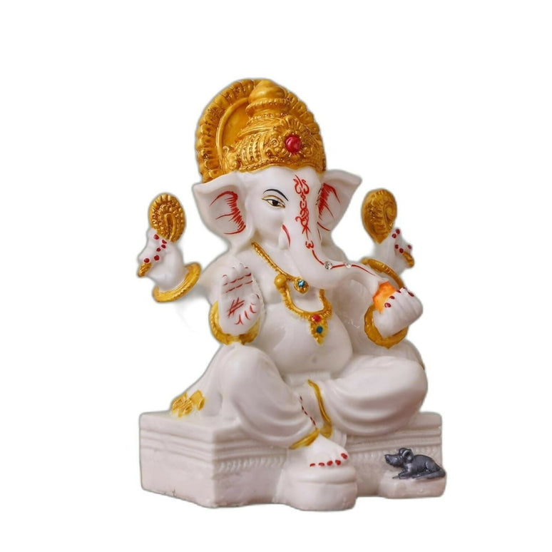 Apnimarket Marble Dust Ganesh Idol