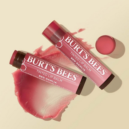 Burt's Bees 100% Natural Moisturizing Tinted Lip Balm - Red Dahlia