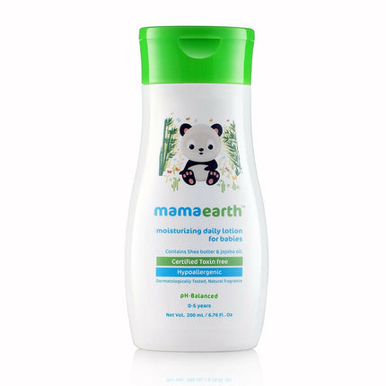 Mamaearth Daily Moisturizing Lotion & Milky Soft Natural Baby Face Cream for Babies