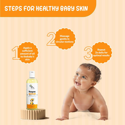 Fixderma Hoopoe Baby Massage Elixir, Baby Massager Oil