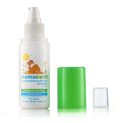 Mamaearth Nourishing Hair Oil & Mineral Based Sunscreen
