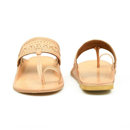 Stepsoft Natural Leather Kolhapuri Chappals For Men – Party & Ethnic Wear