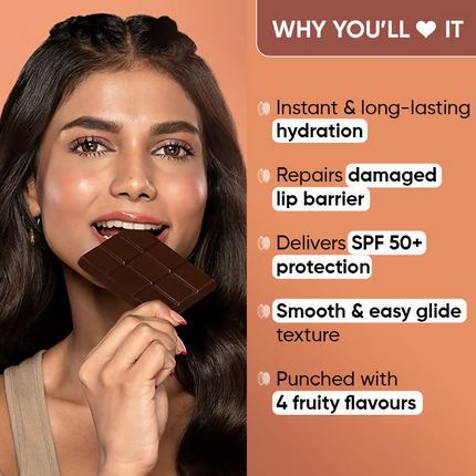 Dot & Key Barrier Repair Hydrating Lip Balm SPF 50 With Ceramides & Peptides Cocoa Nude