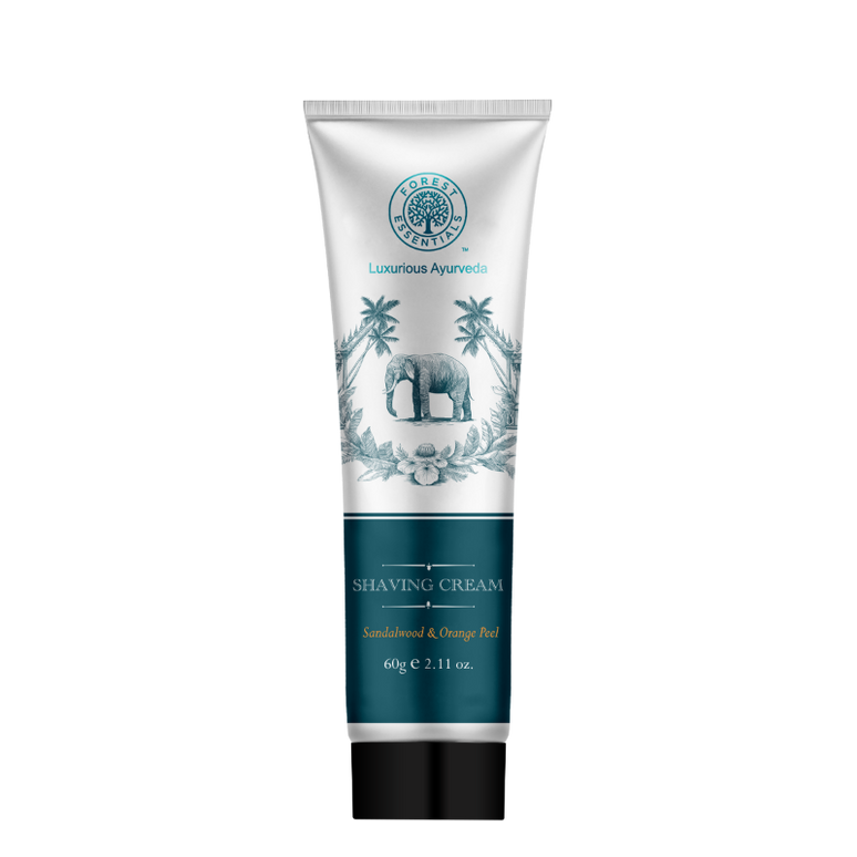 Forest Essentials Sandalwood & Orange Peel Shaving Cream