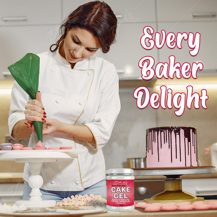 Bake King Cake Gel, Cake Sponge Improver Useful When Making Eggless Cakes