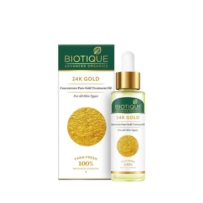 Biotique Advanced Organics 24K Gold Concentrate Pure Gold Treatment Oil