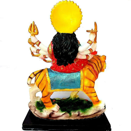Marble Finish Goddess Maa Durga Devi Idol