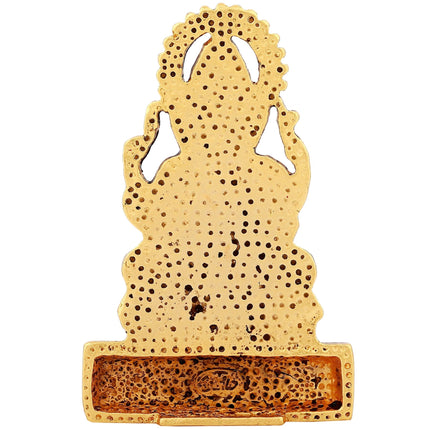 Estele Gold-Polished Spiritual Lord Ganesha Idol for Gifts & HouseWarming/Home/Office Decors