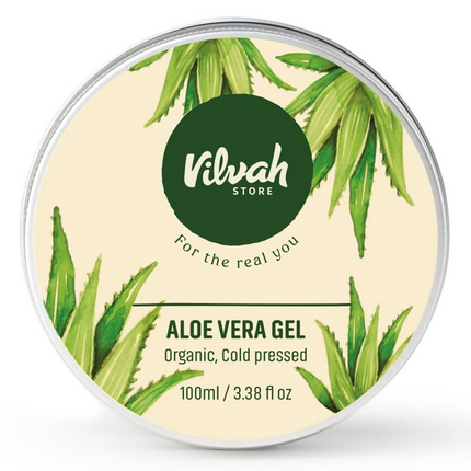 Vilvah Store Aloe Vera Gel (Multi-Purpose Skin & Hair Care)