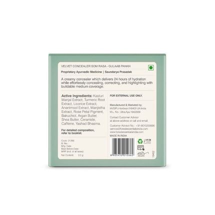 Forest Essentials Som Rasa Velvet Concealer Gulaab Pankh