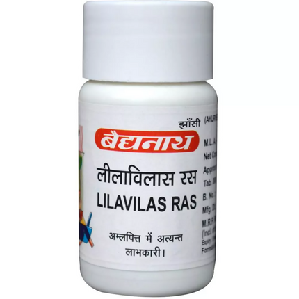 Baidyanath Jhansi Lilavilas Ras Tablets - Limited Time Offer
