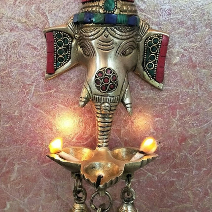 Artvarko Brass Ganesha Wall Hanging
