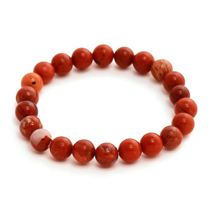 Red Jasper Elastic Bracelet - Ruby Raang