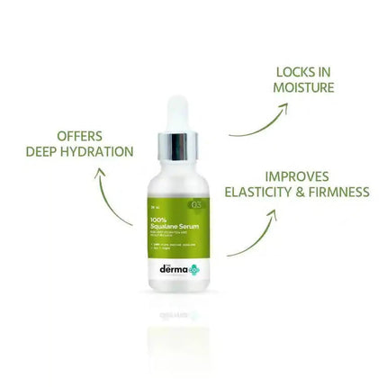 The Derma Co 100% Squalane Serum for Deep Hydration & Moisture Lock