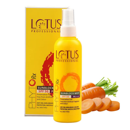 Lotus Professional Phyto Rx Anti - Tan Sunscreen Sunblock Mist SPF 50