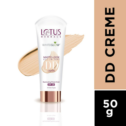 Lotus Herbals Whiteglow Matte Cream Look All In One DD Crame Spf 20