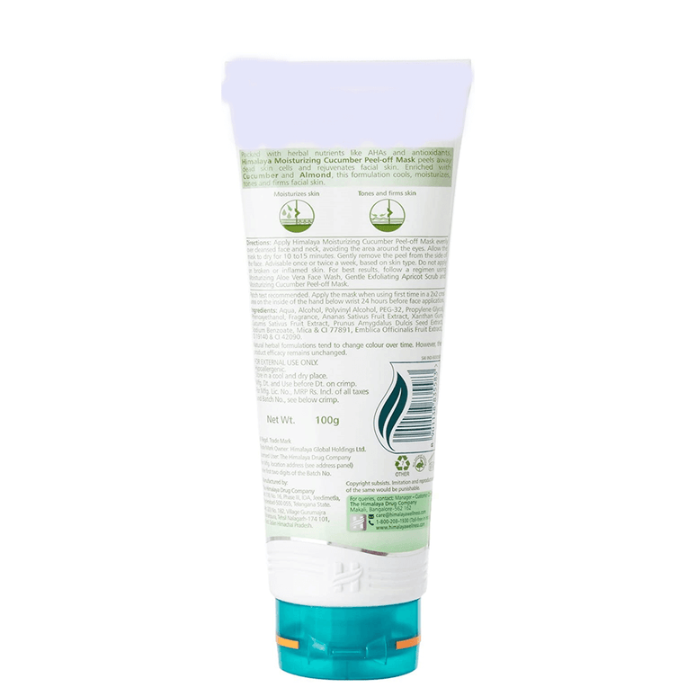 Himalaya Herbals Moisturizing Cucumber Peel-Of Mask