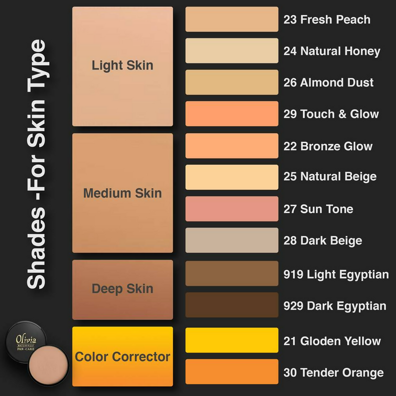 Olivia Water Proof Pancake 27 Sun Tone Foundation (Sun Tone)