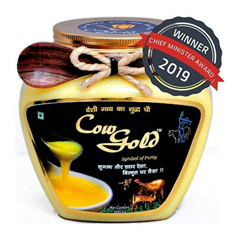 Cow Gold Desi Cow A2 Ghee | Cultured Desi Cow Ghee | 100% Pure and Natural | Helps Boost Immunity