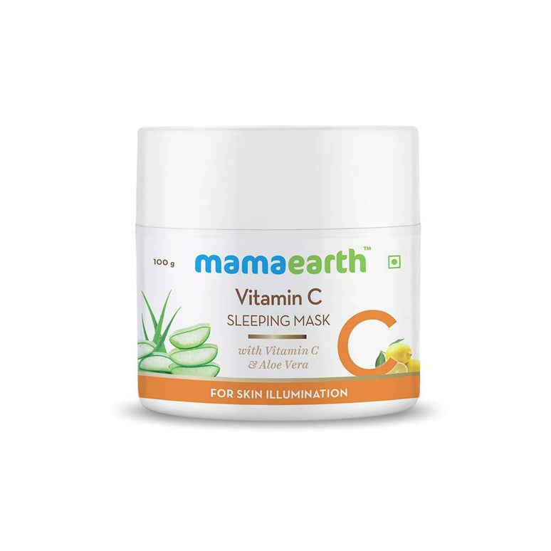Mamaearth Vitamin C Sleeping Mask with Aloe Vera for Skin Illumination