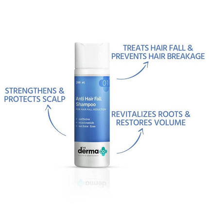 The Derma Co Anti-Hair Fall Shampoo for Hair Fall Reduction