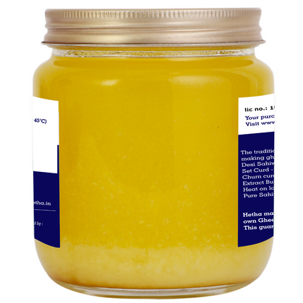 Hetha Sahiwal Cow A2 Cultured Bilona Ghee / A2 Ghee