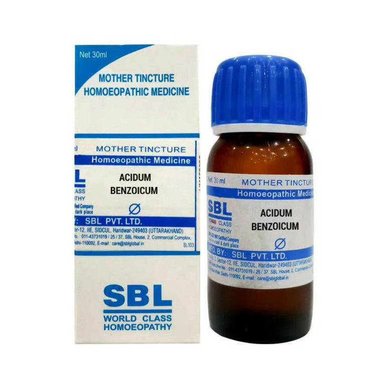 SBL Homeopathy Acidum Benzoicum Mother Tincture Q