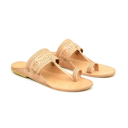 Stepsoft Natural Leather Kolhapuri Chappals For Men – Party & Ethnic Wear