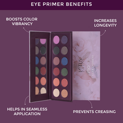 Lotus Make Up Proedit Eye Primer Infused Eyeshadow Palette - Glam Goddess