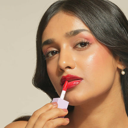 Plum Dermahues Serum Lip Gloss - 06 Crimson Glow