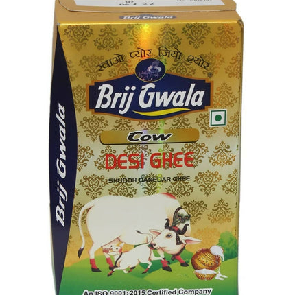 Brij Gwala Desi Cow Ghee | Pure Cow Ghee for Better Digestion and Immunity | Made From Grass Fed Cow's Milk