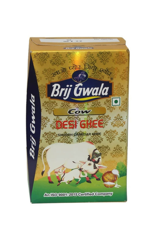 Brij Gwala Desi Cow Ghee | Pure Cow Ghee for Better Digestion and Immunity | Made From Grass Fed Cow's Milk