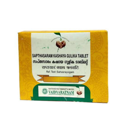 Vaidyaratnam Sapthasaram Kashaya Gulika Tablets