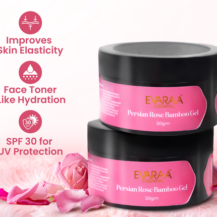 Evaraa Essential Persian Rose Bamboo Gel