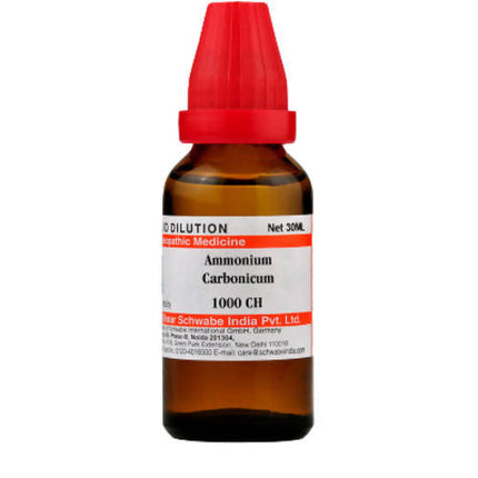 Dr. Willmar Schwabe India Ammonium Carbonicum Dilution