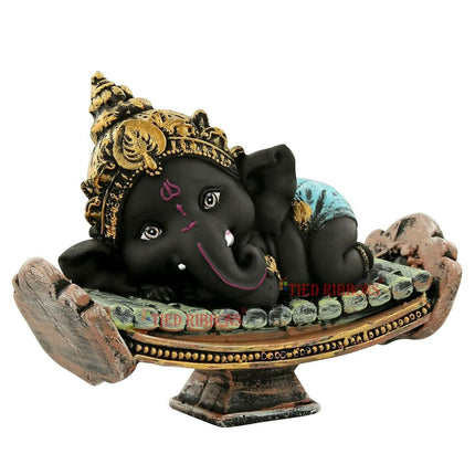 Tied Ribbons Resin Ganesh Statue Murti