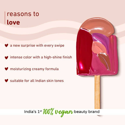 Plum Soft Swirl Lip Gloss 3 Shades In 1 & 121 Caramel Crunch