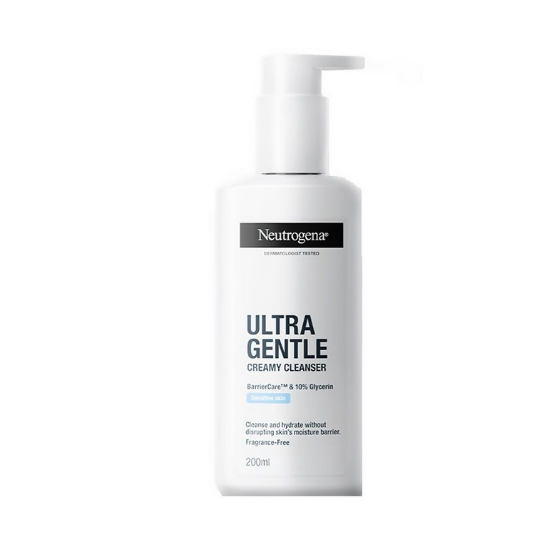 Neutrogena Ultra Gentle Creamy Face Cleanser Moisturizing Face Wash for Dry, Oily, Sensitive Skin