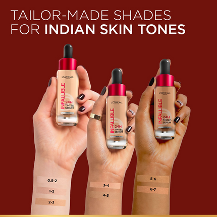 L'Oreal Paris Infallible 24H Tinted Serum Foundation - Rosy Light