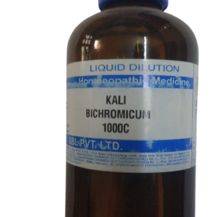 SBL Homeopathy Kali Bichromicum Dilution