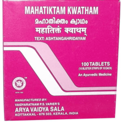Kottakkal Arya Vaidyasala - Mahatiktam Kwatham Tablets