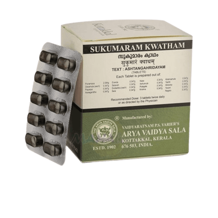 Kottakkal Arya Vaidyasala - Sukumaram Kwatham (Tablet)
